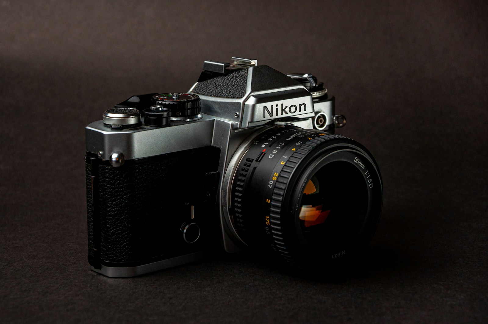 Vintage Nikon camera, illustrative photograph